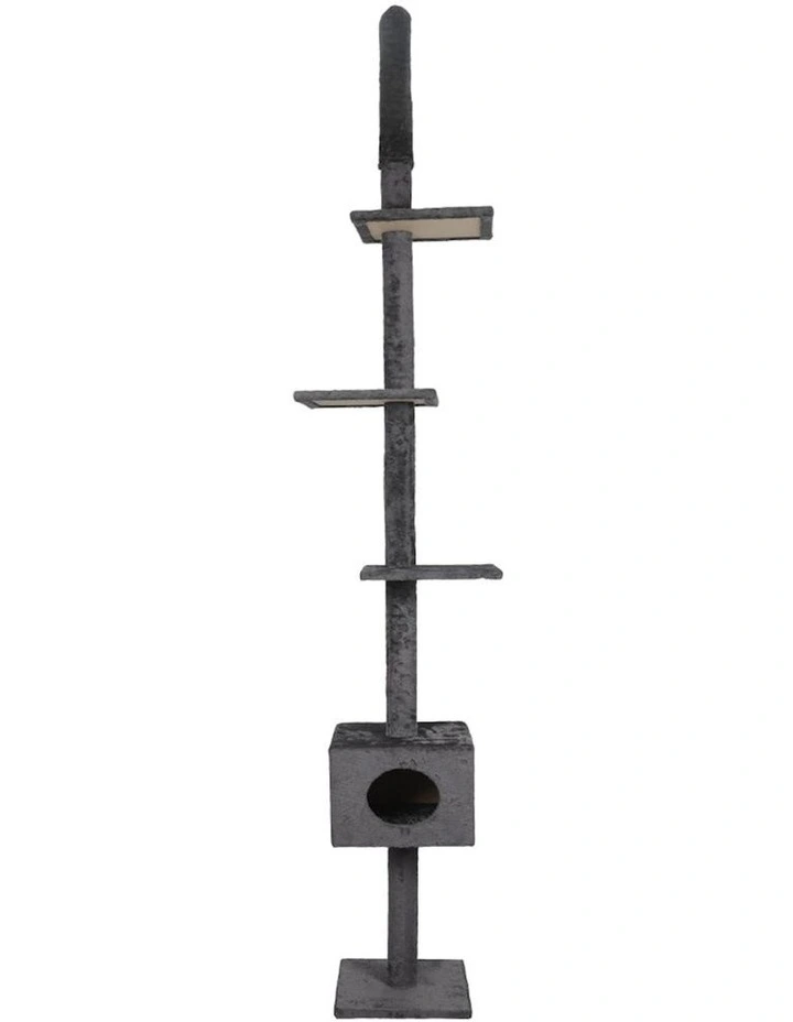 Cat Scratching Post Tree in Grey