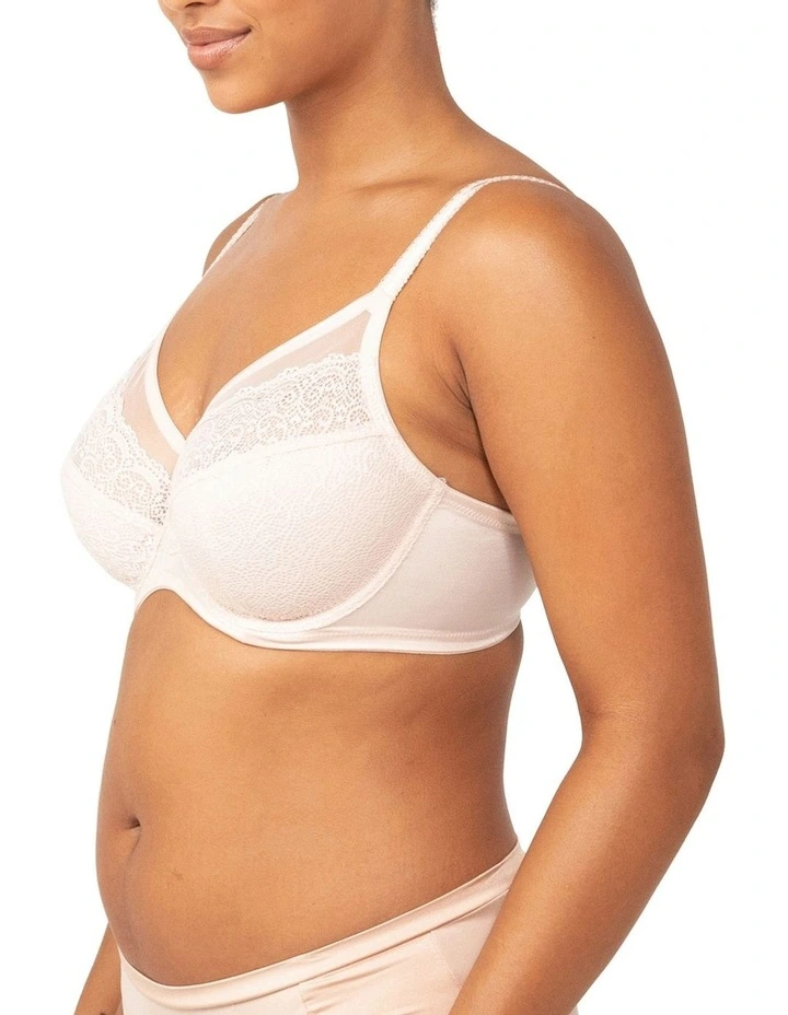 Sheer with Underwire Bra in Pink