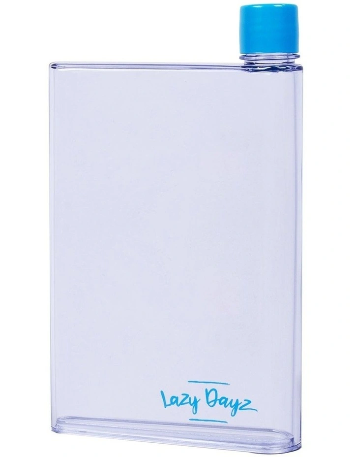 Lazy Dayz Flat Bottle 380ml Blue
