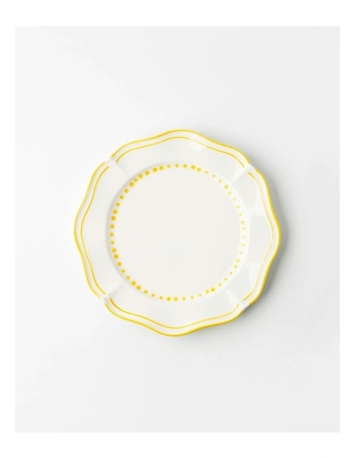 Capri Dinner Plate in Yellow