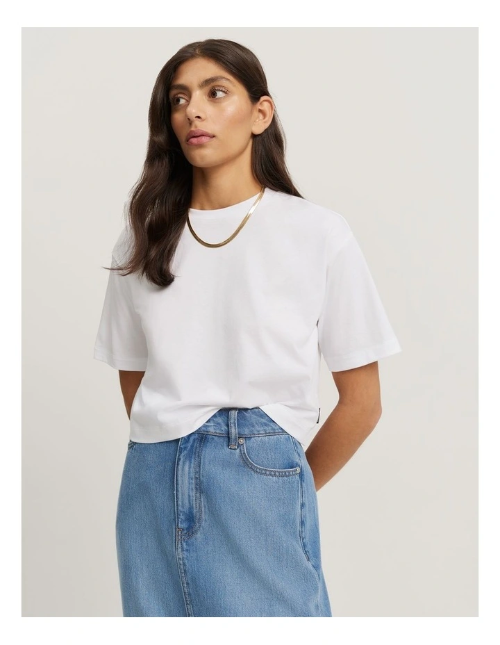 Australian Cotton Crop T-shirt in White
