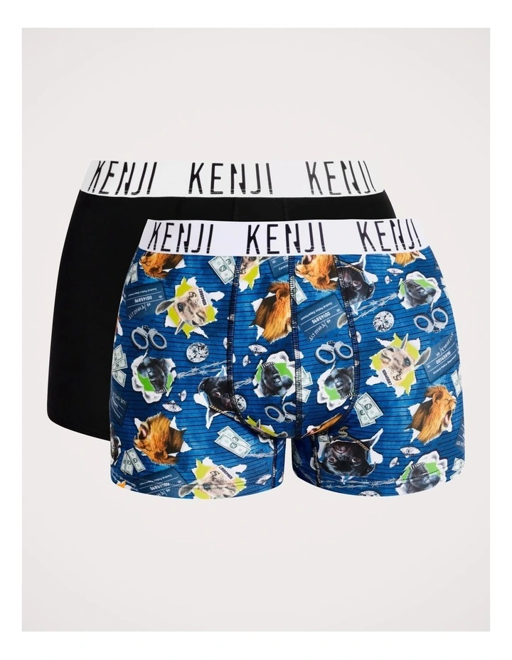 Fashion FastDry Trunks 2 Pack in Pugshot