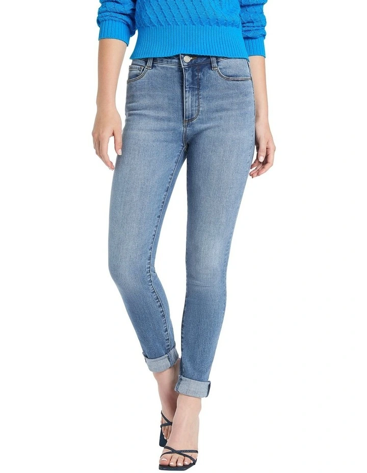 Darlo Skinny Leg Jean in Marlin Blue