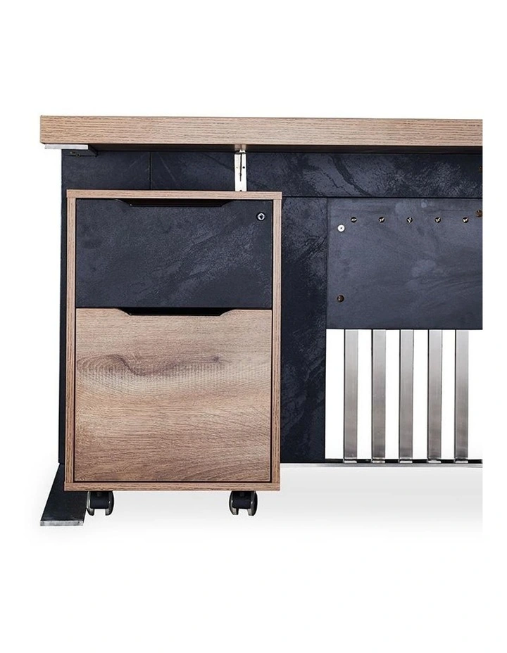 Daxton Mobile Cabinet 41cm Mahogany Black