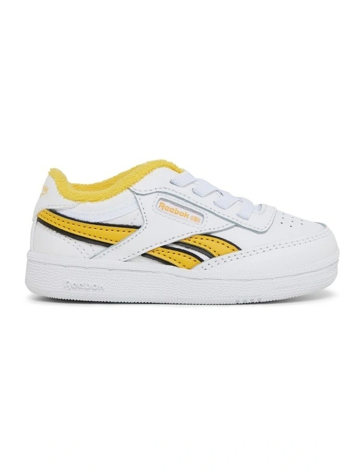 Club C Revenge Sneakers in White/Yellow