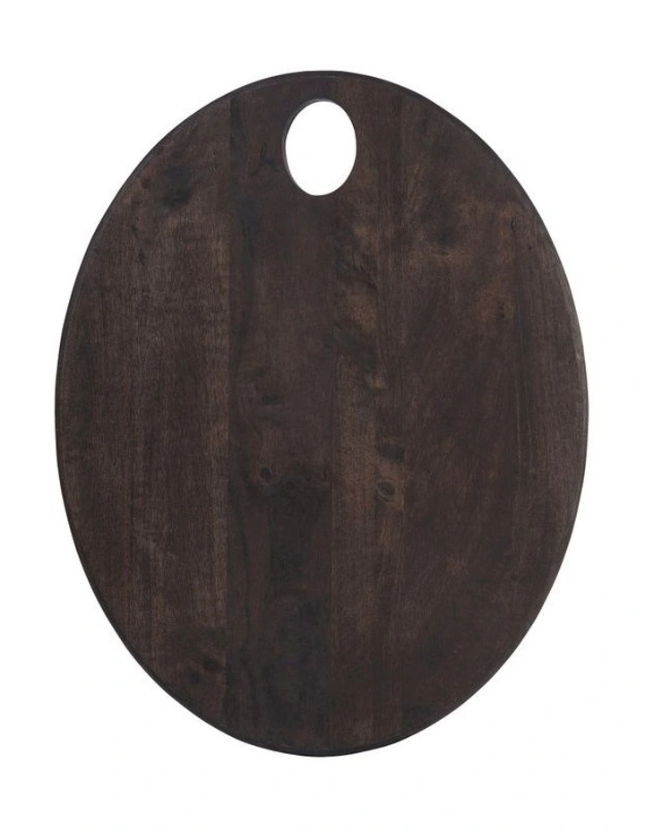Graze Oval Serving Board 47x37x2cm in Black