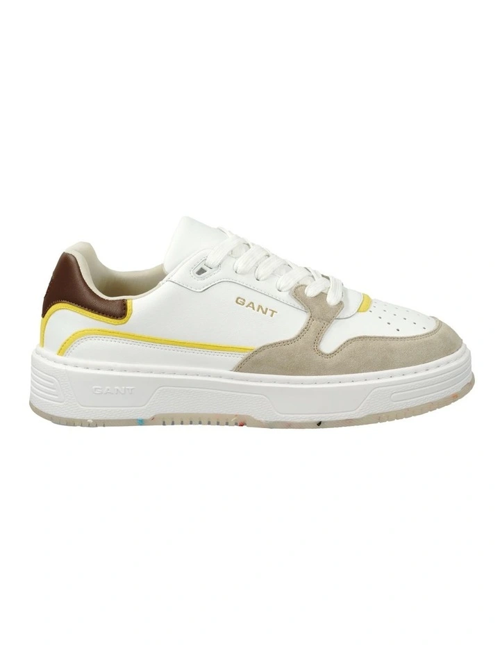 Kanmen Leather Sneaker in Beige
