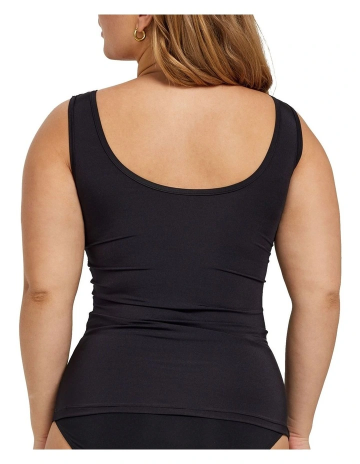 Perfectly Helen Micro and Lace Cami in Black