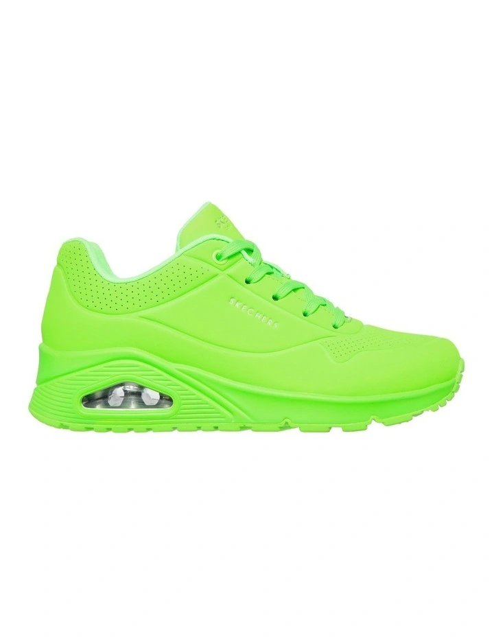 Uno Night Shades sneaker in Lime Green