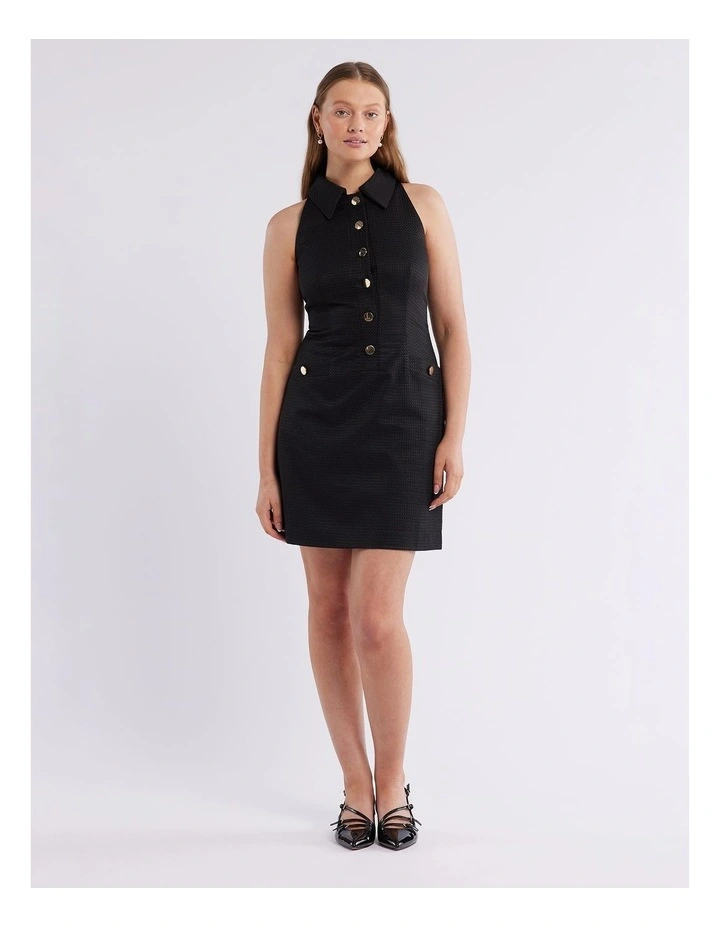 Sofia Shift Dress in Black