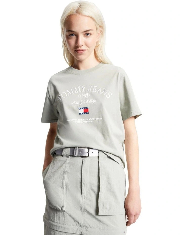 Logo Classic Fit T-Shirt in Grey