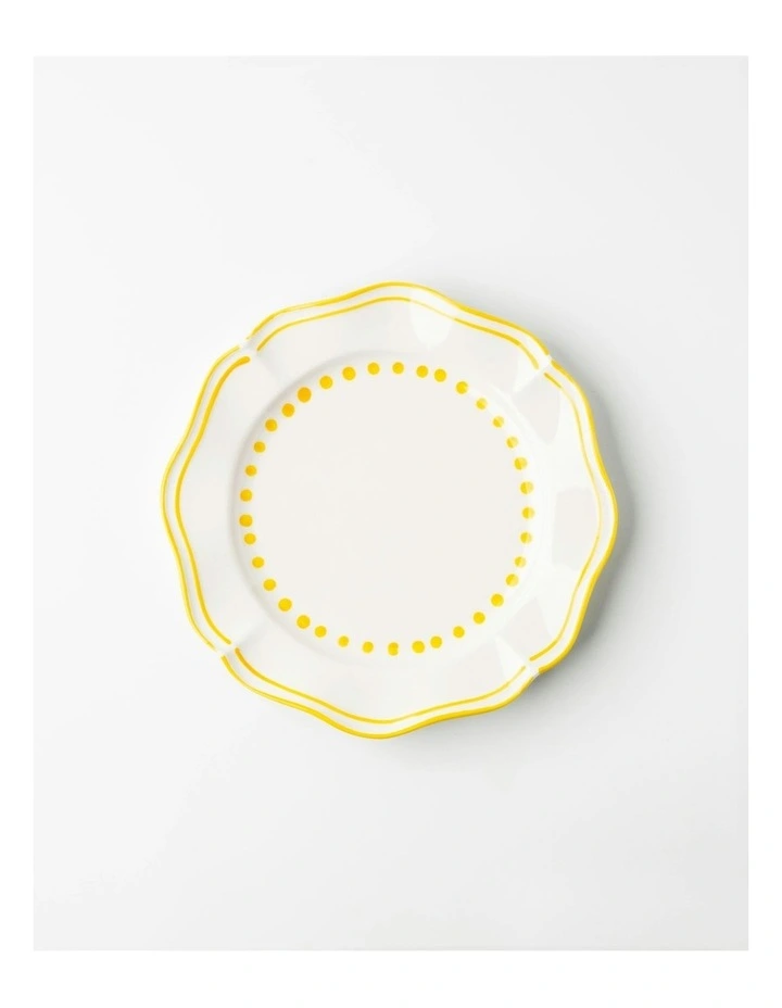 Capri Side Plate in Yellow