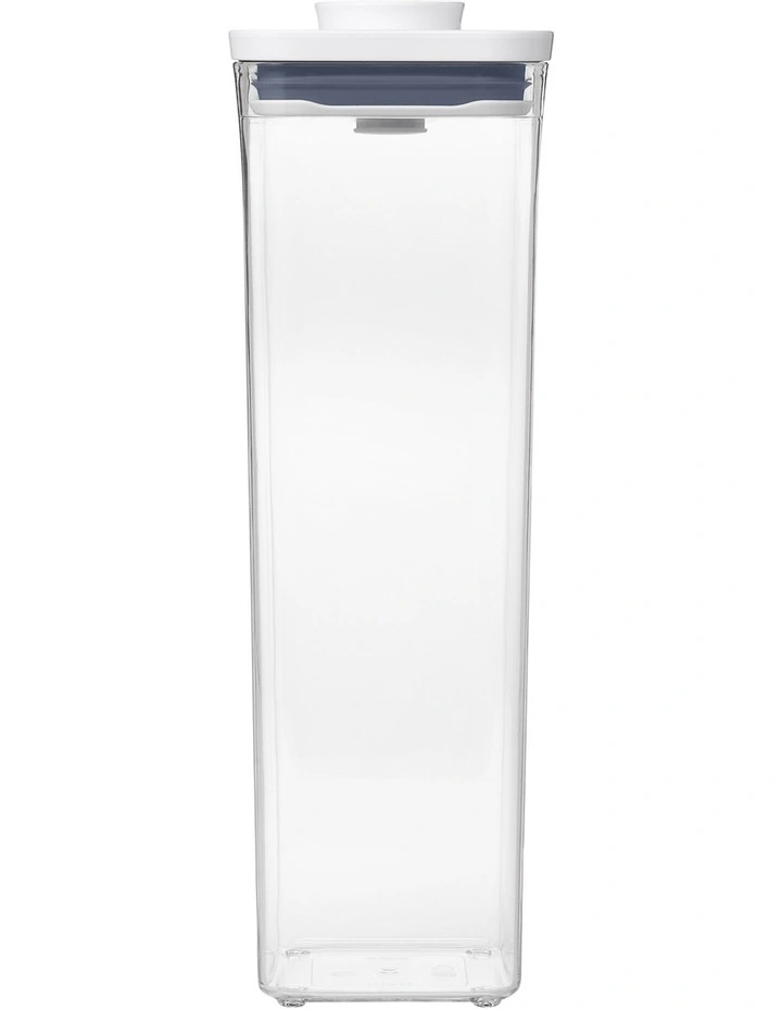 Pop Tall Small Square Container 2.1L in White
