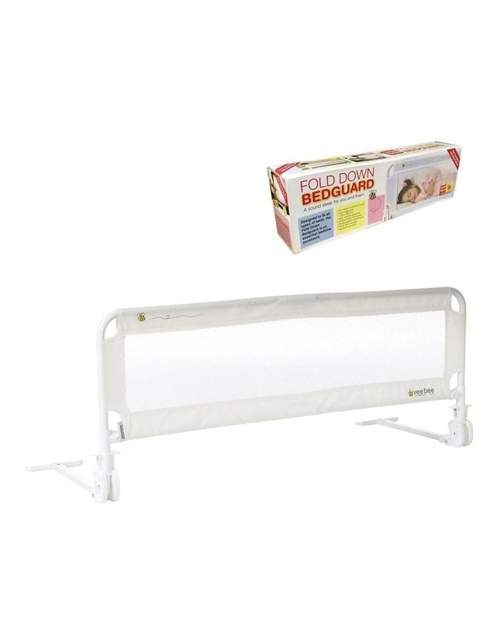 Safety Cot/Bed Rail Guard Protection 102cm in White