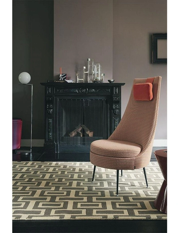 Intaglio Rug 37201 in Grey