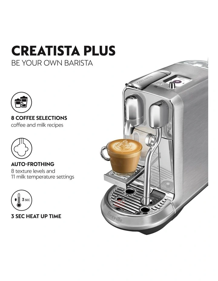 Creatista Plus Capsule Coffee Machine BNE800BTR