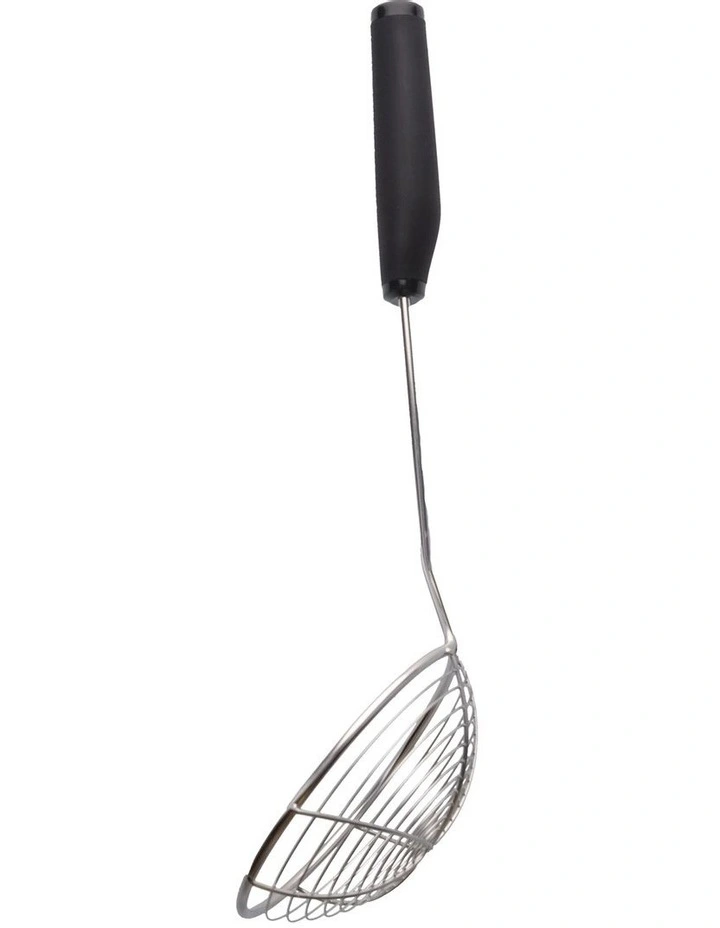 Soft Touch Wire Strainer in Black