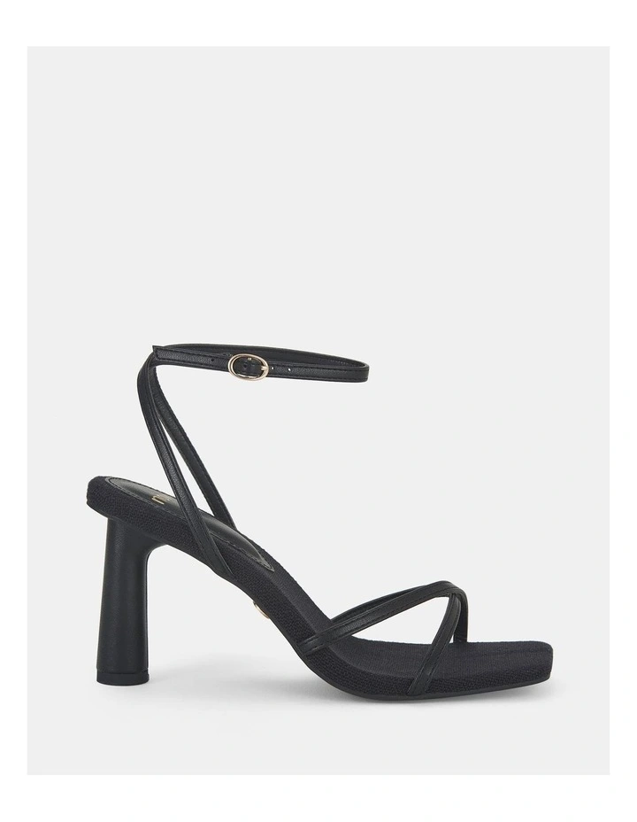 Laramie Strappy Heels in Black
