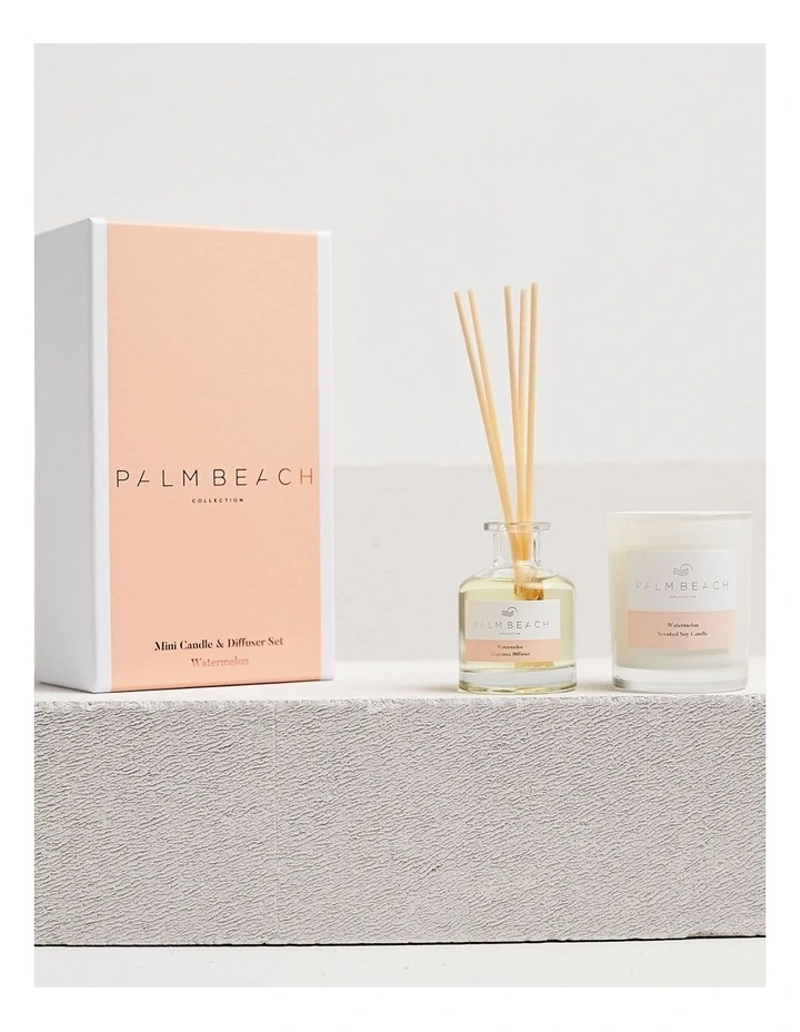 Watermelon Mini Candle & Diffuser Gift Pack