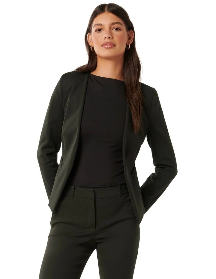 Alyssa Fitted Blazer in Green