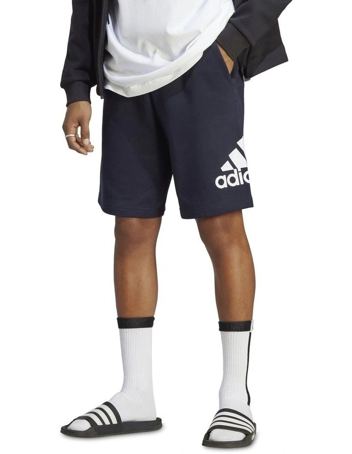French Terry Shorts in Legend Ink/White