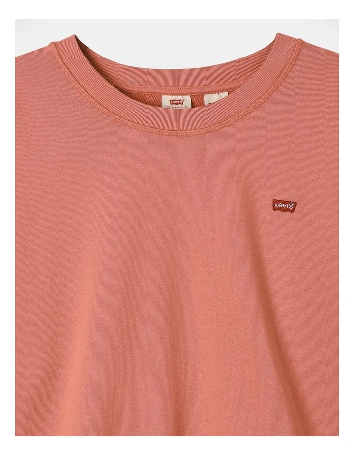 Crewneck Sweatshirt (Curve) in Terra Cotta