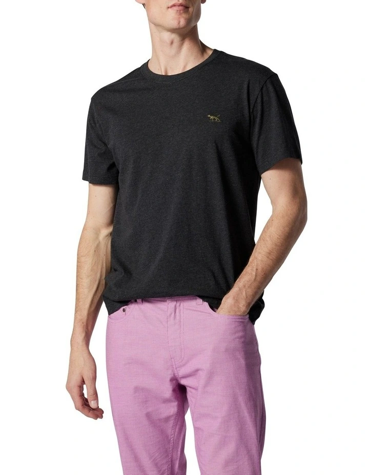 The Gunn T Shirt in Charcoal