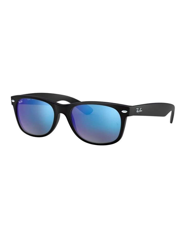New Wayfarer Flash Black RB2132 Sunglasses