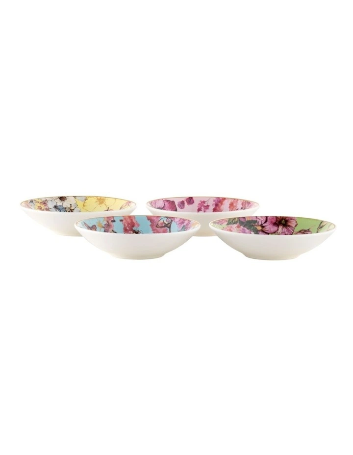 Gift Boxed Enchantment Dish 10cm Set of 4 Gift Boxed in Mixed Colour