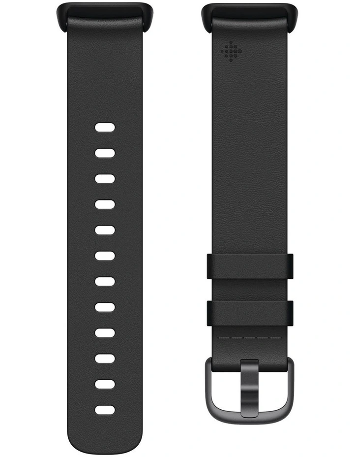 Charge 5 Leather Band Black Large