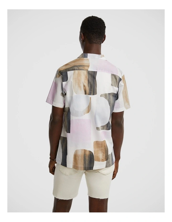 Palmer Cotton Shirt in White