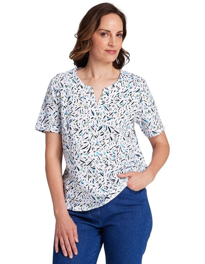 Teigan Top in Caribbean