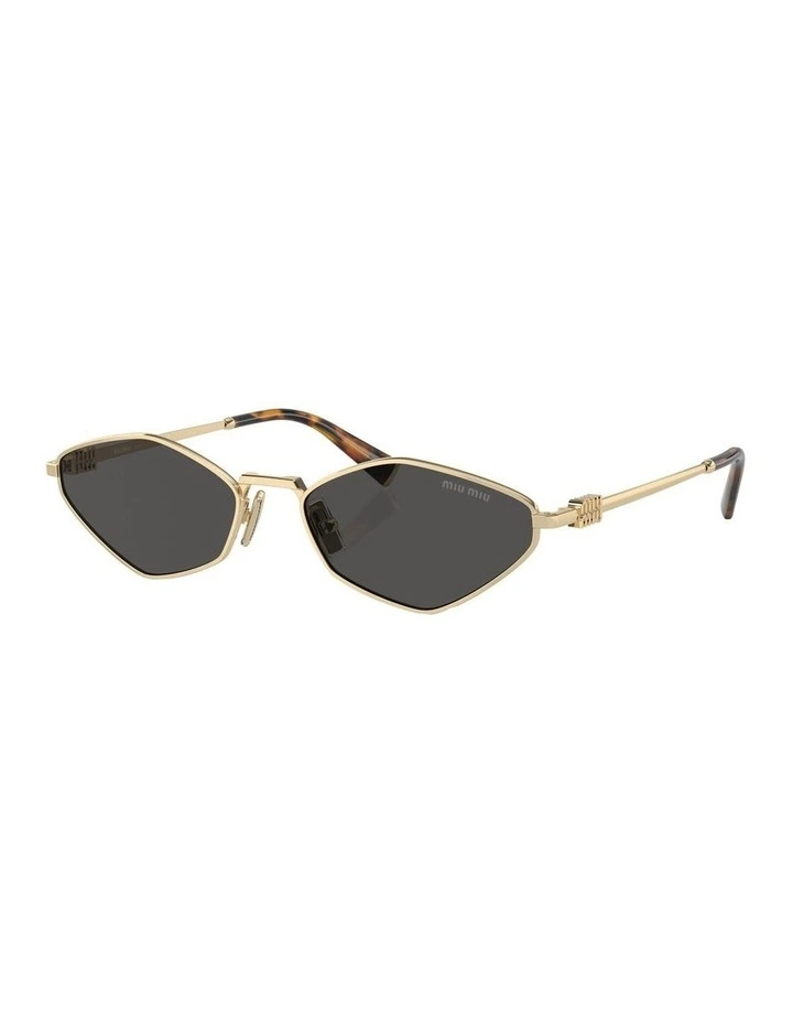 MU 56ZS Sunglasses in Gold
