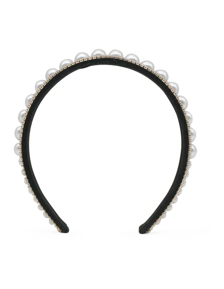 Sana Headband in Black Pearl