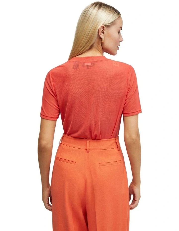 Camilla Mesh Top in Sunset