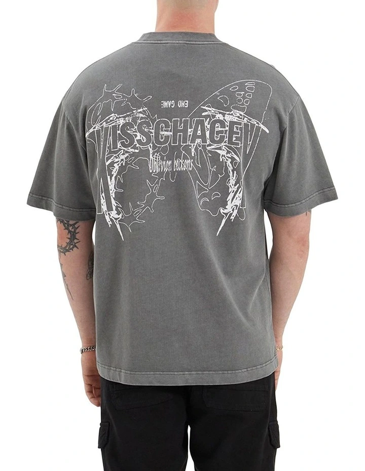 Oblivion Heavy Street Tee in Pigment Steel Grey