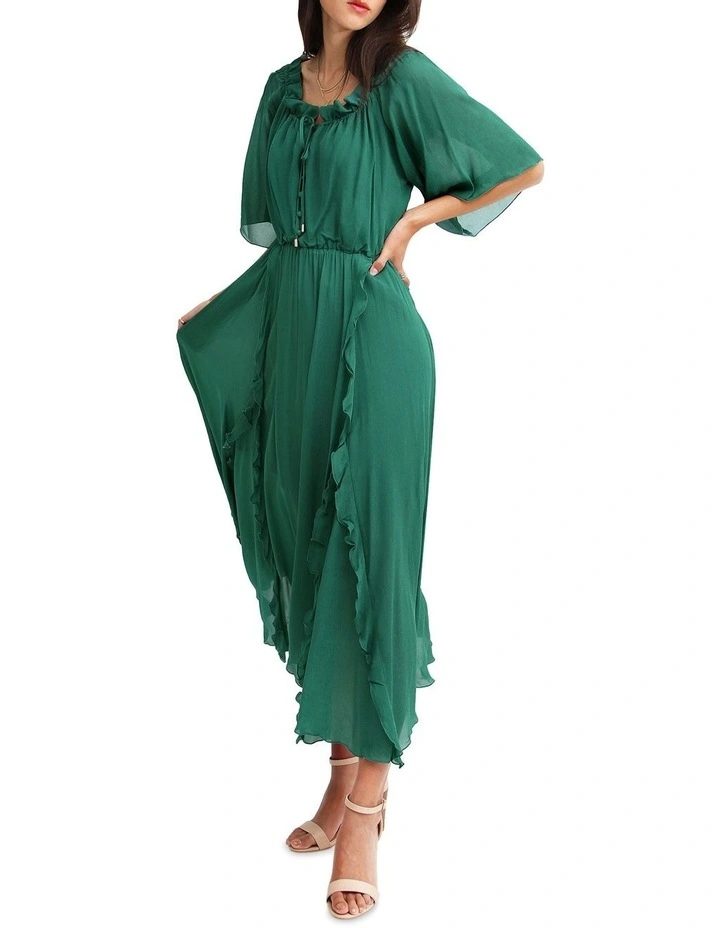 Amour Amour Ruffled Maxi Dress