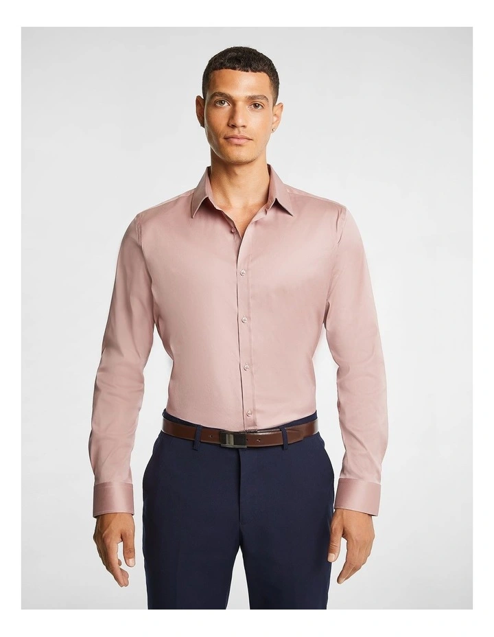 Hammer Stretch Slim Shirt in Musk