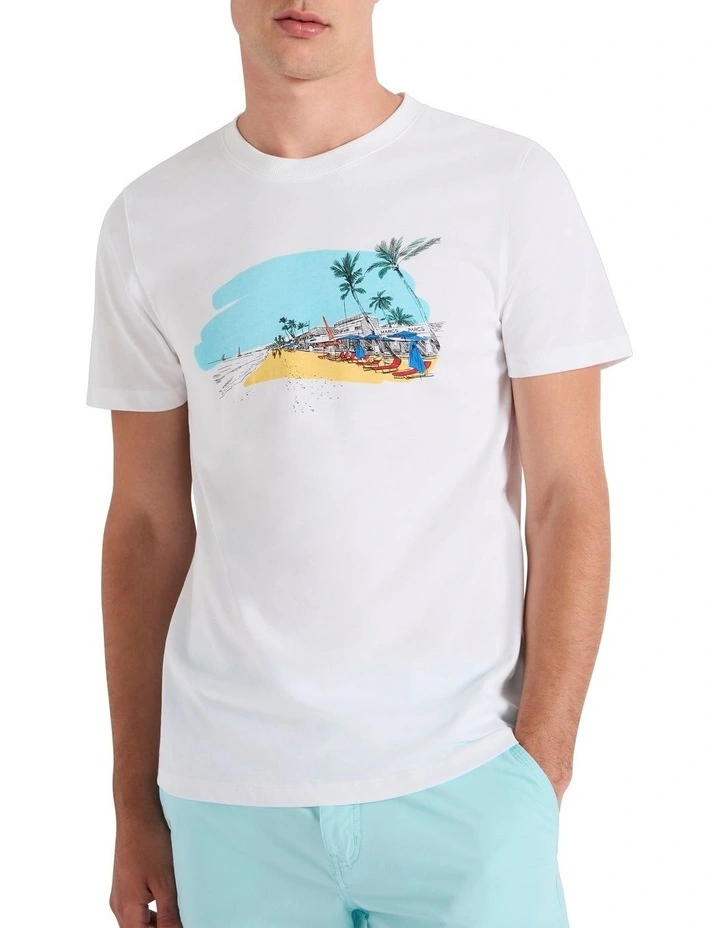 Gone For An Isle T-shirt in White