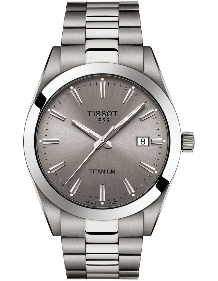 Gentleman Titanium T1274104408100 Watch in Grey