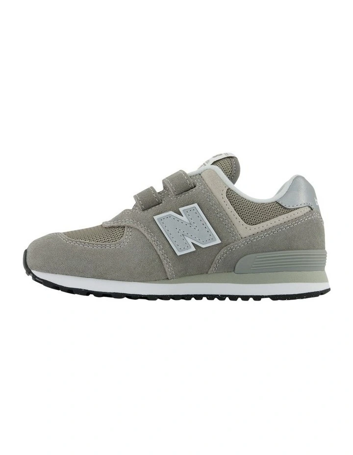 574 Self-Fastening V1 Pre-School Sneakers in Grey