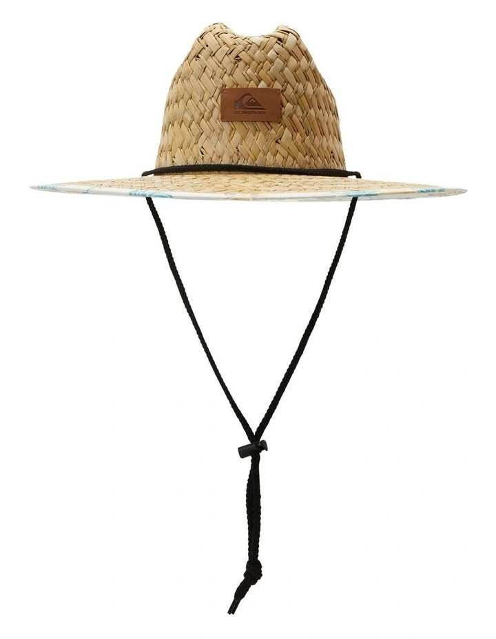 Outsider Straw Lifeguard Hat in Birch