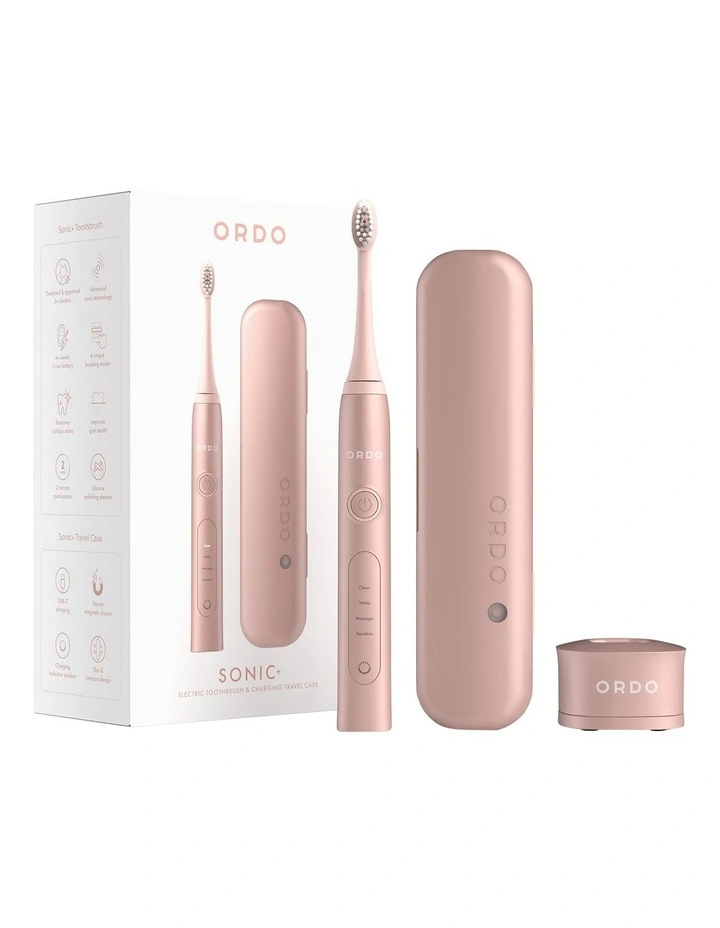 Sonic Electric Toothbrush With Travel Case in Rose Gold