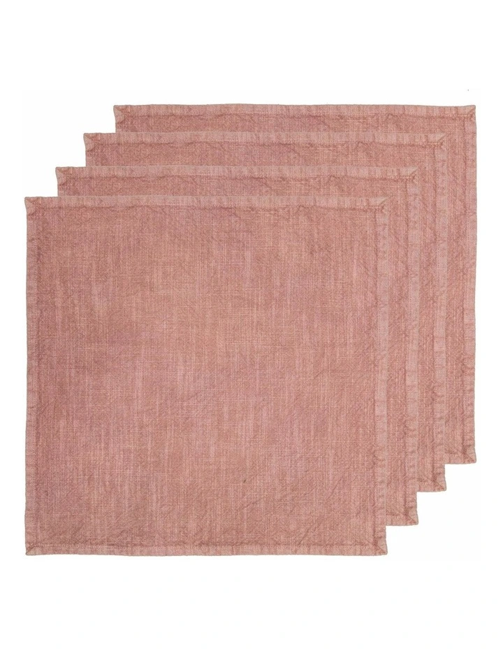 Gibson Napkin 4 Pack in Pink