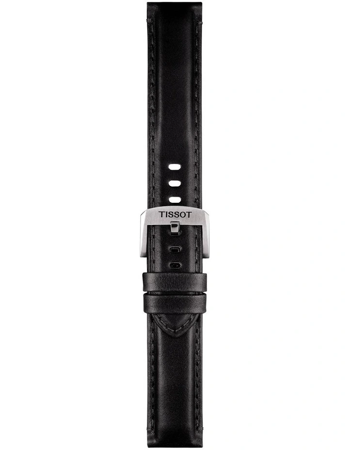 Official Leather 20mm Watch Strap in Black