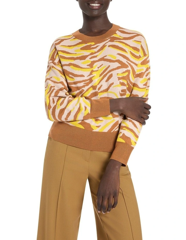 Jungle Book Knit in Yellow Multi