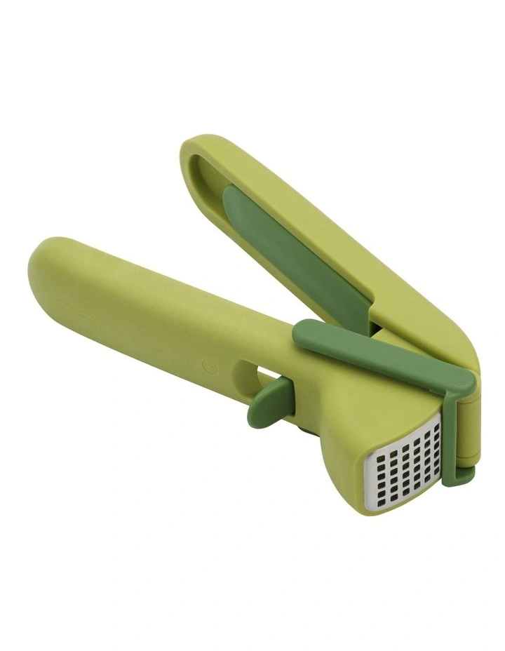 Clean Force Garlic Press in Green