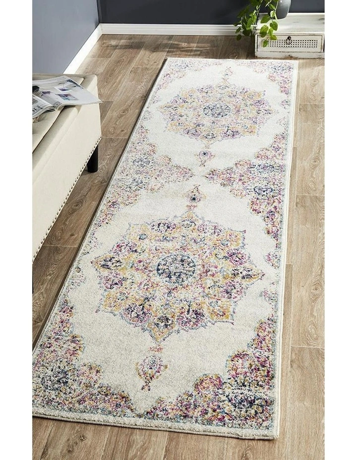Museum Kendall Bone Runner Rug in Multi