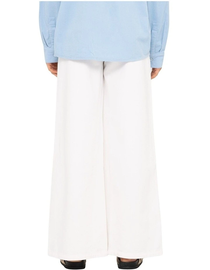 Hansen High Waisted Pant in White