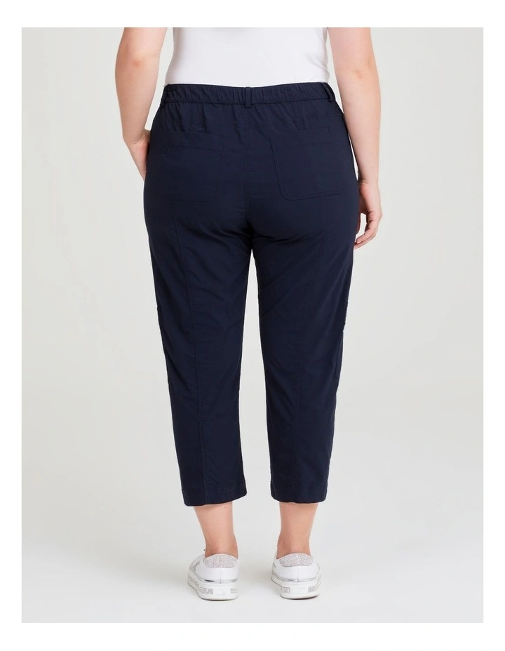Castaway Cargo Pocket Pant 3/4 in Navy